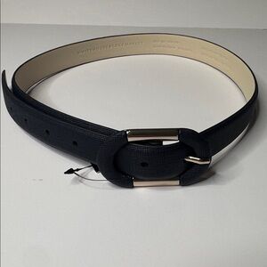 White House Black Market Navy Belt with  Buckle